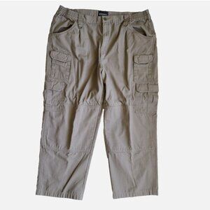 Woolrich Elite Series Tactical Pants Actual 38 x 28 Khaki Cargo Workwear Hemmed